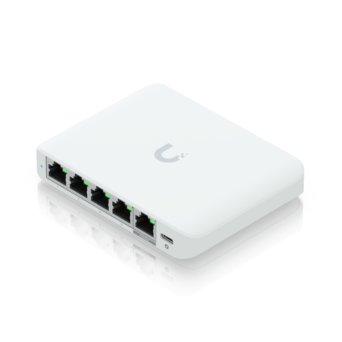 Miniatura 4 de Switch Ubiquiti UniFi Flex Mini 2.5G Gestionado, RJ-45 5, 2.5G Ethernet (100/1000/2500), Escritorio, Blanco