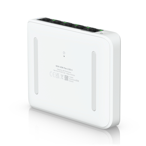 Miniatura 3 de Switch Ubiquiti UniFi Flex Mini 2.5G Gestionado, RJ-45 5, 2.5G Ethernet (100/1000/2500), Escritorio, Blanco
