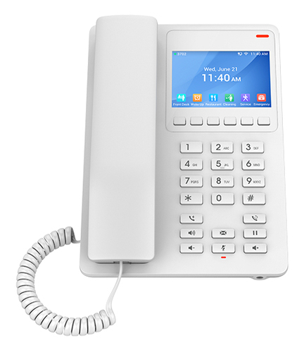 Miniatura 2 de Teléfono Ip Grandstream Networks GHP630 Terminal con conexión por cable, PoE, 2 líneas, Blanco