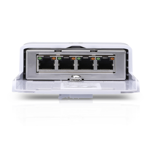 Miniatura 3 de Switch Ubiquiti NanoSwitch RJ-45 4, Gigabit Ethernet (10/100/1000), 4 POE, Blanco