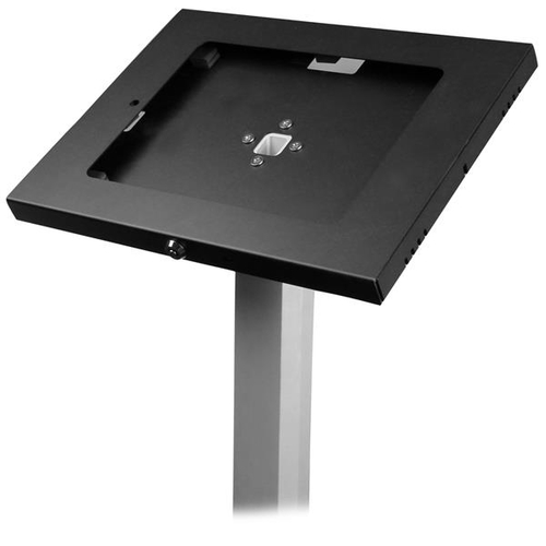 Miniatura 5 de Soporte StarTech.com Pedestal con seguro para iPad - Antirrobo Soporte multimedia, Hasta 9.7", Negro, Plata