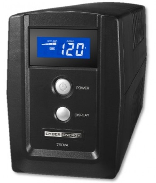 No Break CyberPower OM750ATLCD 0.75 kVA 245 J, Entrada 148 V, 6 salidas AC, Negro