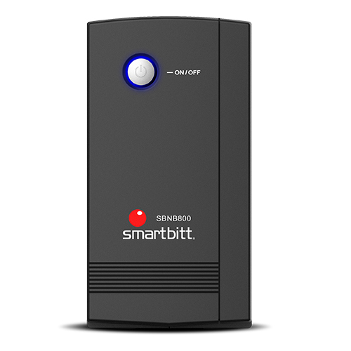 No Break Smartbitt SBNB800 800VA, 400W, 6 contactos, 110 V, 50/60 Hz, 4 ms, LED, 40 dB, Negro