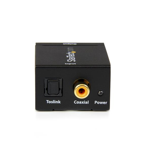 Miniatura 4 de Convertidor StarTech.com Audio digital, entrada óptica, Salida (L,R), Acero, Negro