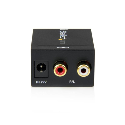 Miniatura 3 de Convertidor StarTech.com Audio digital, entrada óptica, Salida (L,R), Acero, Negro