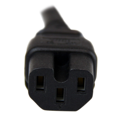 Miniatura 4 de Cables de poder StarTech.com Macho, Macho 125 V, 1.2 m, Negro