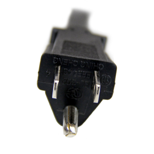 Miniatura 2 de Cables de poder StarTech.com Macho, Macho 125 V, 1.2 m, Negro