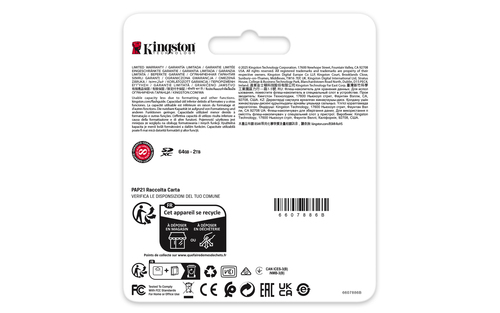 Miniatura 3 de Memoria Kingston Technology Canvas React Plus 128 GB, Velocidad 280 MB/s, Clase 10