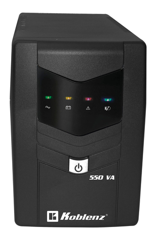 Miniatura 2 de No Break Koblenz 5516 USB/R 0.55 kVA / 330 W, 320 J, 6 salidas AC, Negro