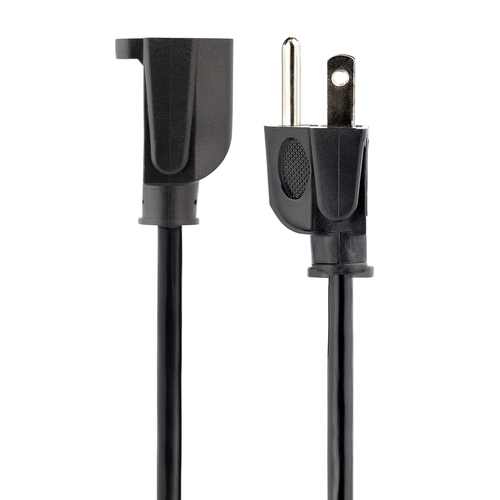Miniatura 5 de Cables de poder StarTech.com Macho, Hembra 125 V, 4.5 m, Negro