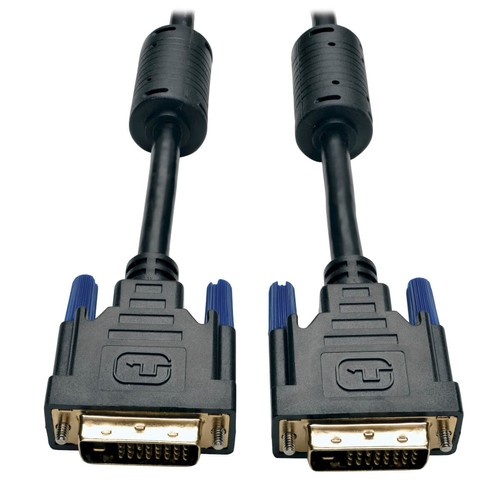 Cable DVI Tripp Lite 1.83 m, DVI-D a DVI-D, Negro