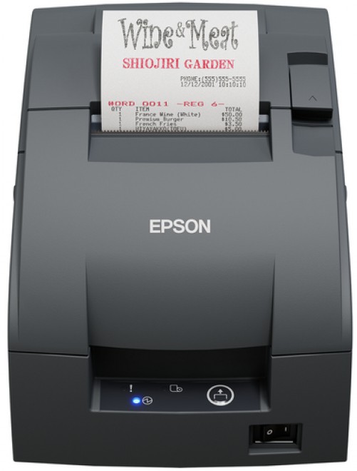 Impresora de recibo Epson TM-U220IIB Matriz de punto, Impresora de TPV, Alambrico, USB, Gris