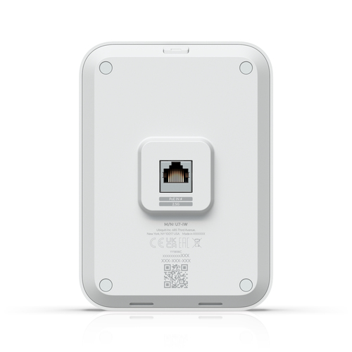 Miniatura 3 de Access Point Ubiquiti U7 In-Wall 4300 Mbit/s, 2.4 GHz, 5 GHz, PoE, Blanco