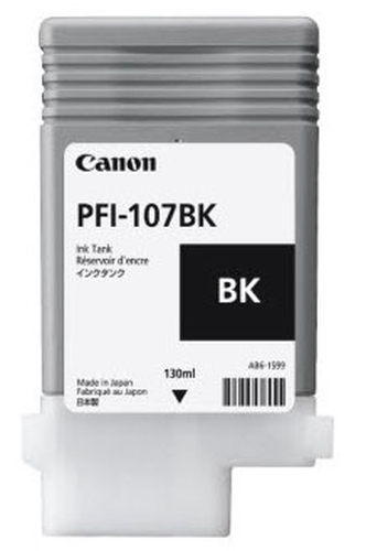 Cartucho de tinta Canon PFI-107BK Original, Negro