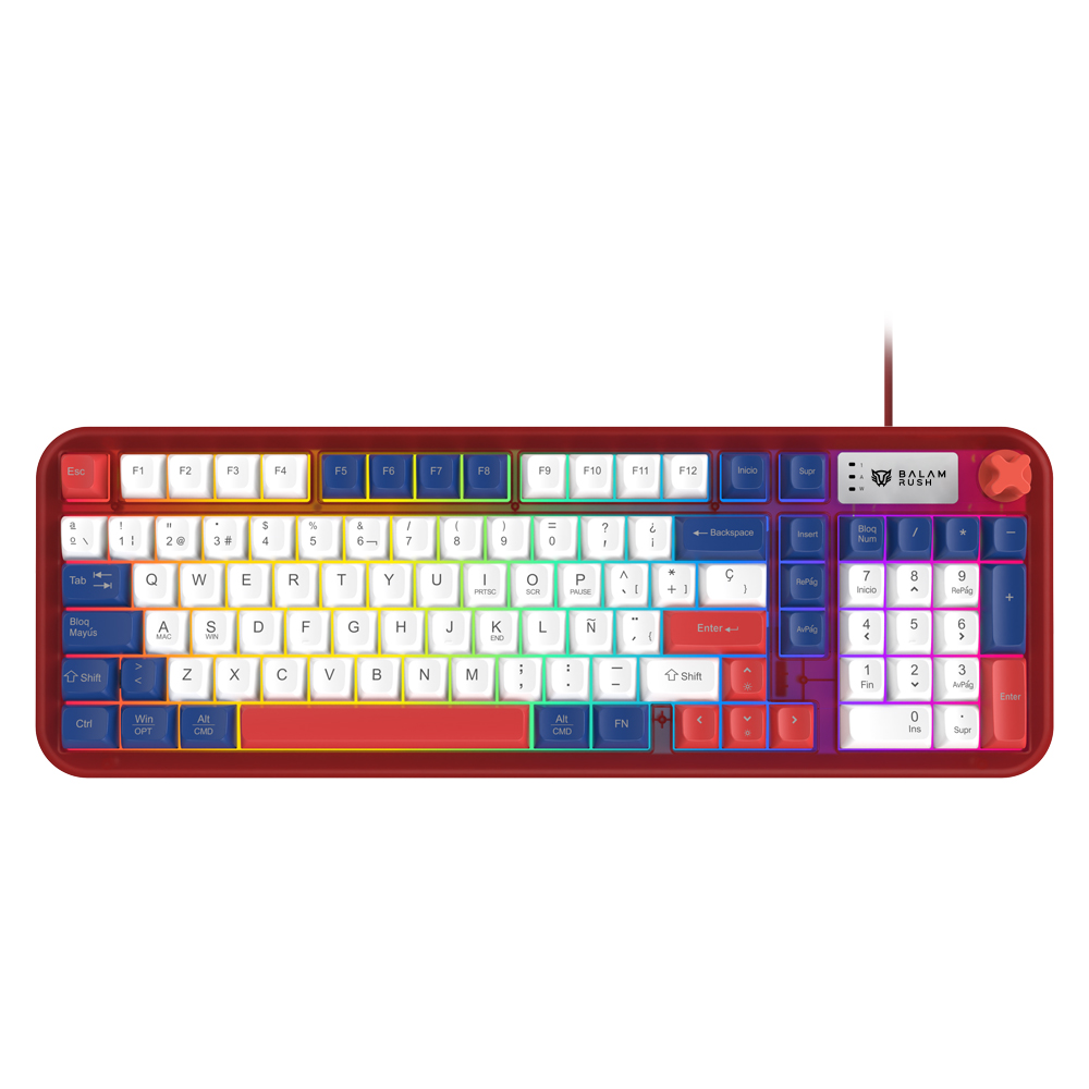 TECLADO GAMER ALAMBRICO WARSTRI