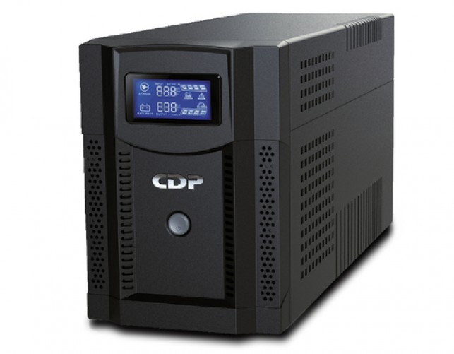 No Break CDP UPRS2008 2 kVA / 1400 W, Entrada 145 V, 8 salidas AC, Negro