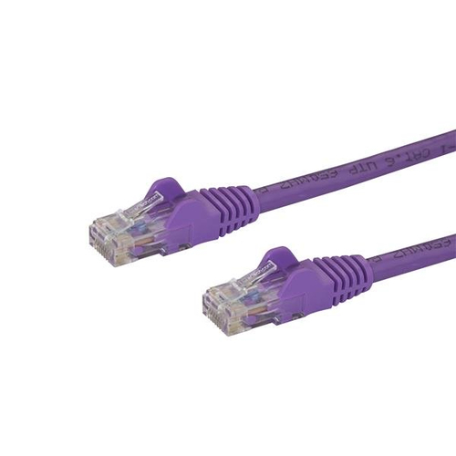 Patchord StarTech.com Cat6, 1 m, U/UTP (UTP), Púrpura
