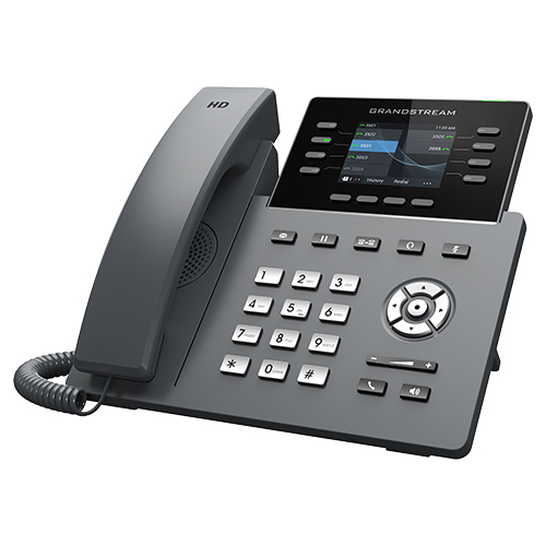 Miniatura 5 de Teléfono Ip Grandstream Networks GRP2624 Terminal con conexión por cable, PoE, 8 líneas, Negro
