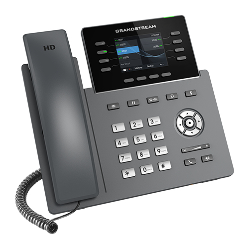 Miniatura 3 de Teléfono Ip Grandstream Networks GRP2624 Terminal con conexión por cable, PoE, 8 líneas, Negro
