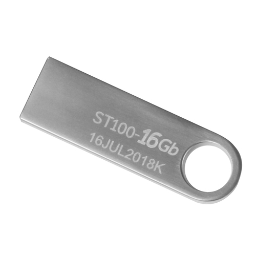 Memoria usb Stylos ST100 16 GB USB tipo A, 2.0, Color Plata