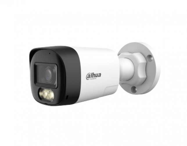 Cámara Vigilancia Dahua Technology Lite DH-HAC-HFW1200RLN-IL-T 2 MP, Bala (forma), Interior y exterior, IP67, Blanco
