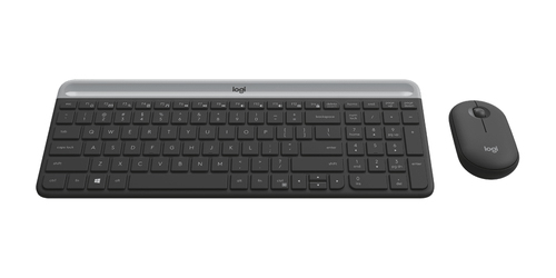Miniatura 4 de Teclado Inalámbrico Logitech 920-009266 Español, Tamaño completo (100%), 10 m, Teclado numérico, Grafito
