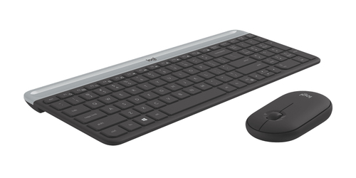 Miniatura 2 de Teclado Inalámbrico Logitech 920-009266 Español, Tamaño completo (100%), 10 m, Teclado numérico, Grafito