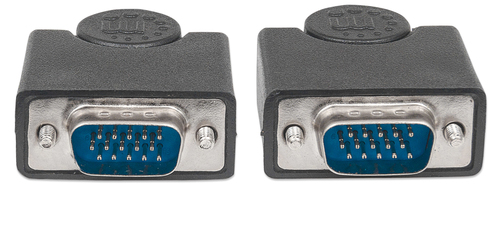 Miniatura 4 de Cable VGA Manhattan Cable para monitor SVGA 1.8 m, Macho, Macho, Negro