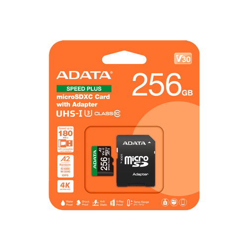 Miniatura 4 de Memoria ADATA Speed Plus 256 GB, Velocidad 180 MB/s, Clase 10