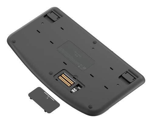 Miniatura 2 de Teclado Logitech 920-012278 Español, Inalámbrico, RF inalámbrico + bluetooth, Interruptor de membrana, Grafito