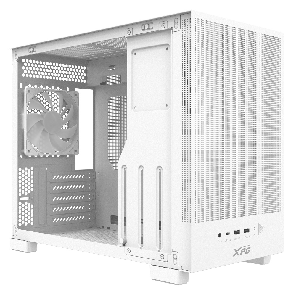 Miniatura 3 de Gabinete GAMER XPG VALOR MESH NANO. Media torre. Paneles de malla con filtros de polvo. Ventilador ARGB 120mm INCLUIDO. BLANCO. VALORMESHNANOMAA-WHCWW