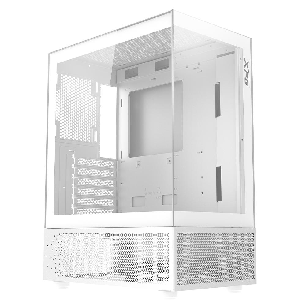Miniatura 3 de Gabinete GAMER XPG INVADER X MINI. Media torre. Paneles de VIDRIO TEMPLADO de 4mm. Ventiladores incluidos; 5 x 120mm ARGB. BLANCO INVADERXMINIMT-WHCWW
