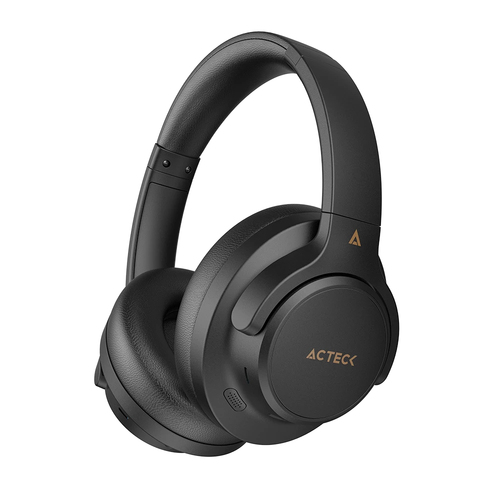 Audífonos Acteck Hype Epic HP750 Diadema, Inalámbrico y alámbrico, 3.5 mm, Bluetooth, Negro