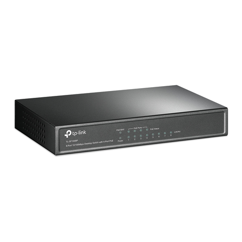 Miniatura 5 de Switch TP-Link TL-SF1008P No administrado, RJ-45 8, Fast Ethernet (10/100), 4 POE, Oliva