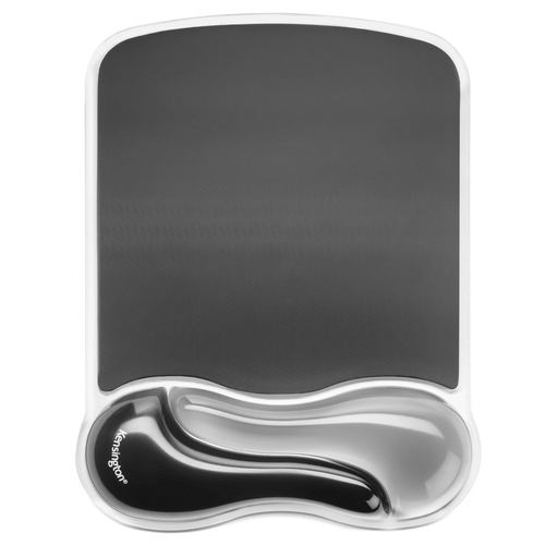 Miniatura 5 de Mousepad Kensington Apoya muñecas, 193.7 mm, 244.5 mm, Negro, Gris