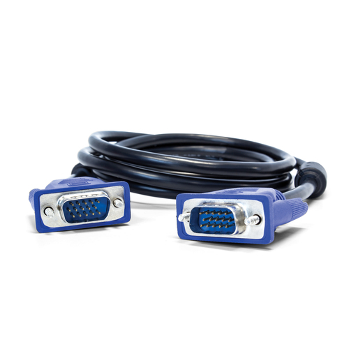 Miniatura 2 de Cable VGA Vorago CAB-106 2 m, Macho, Macho, Negro, Azul