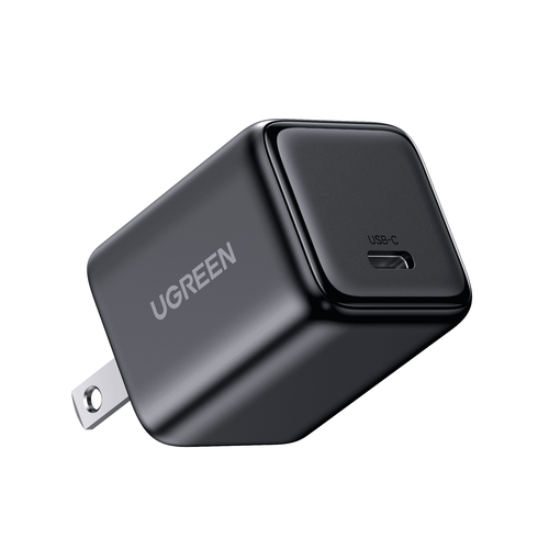 Cargador Ugreen X513 100 - 240 V, Universal, Interior, 1USB-C, Carga rápida, 30 W, Negro