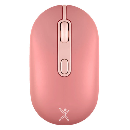 Mouse Perfect Choice PC-045267 Optico, 4 Botones, 1600 DPI, RF inalambrico + bluetooth, 10 m, Rosa