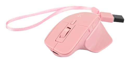 Miniatura 5 de Mouse Perfect Choice PC-045281 Optico, 4 Botones, 1600 DPI, RF inalambrico + bluetooth, 10 m, Rosa