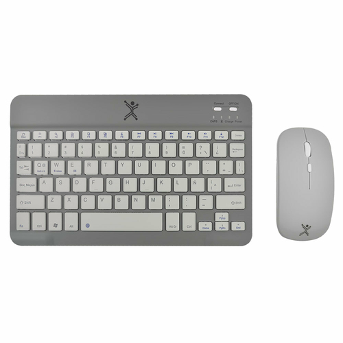 Kit Teclado y Mouse Perfect Choice Genova Interruptor de llave de tijera, Inalambrico, 1600 DPI, Negro