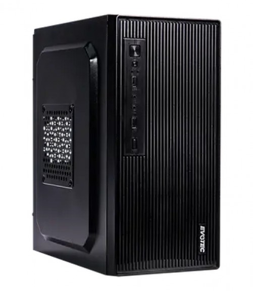 Gabinete Evotec EV-1023 PSU 500 W, PSU Si, Negro