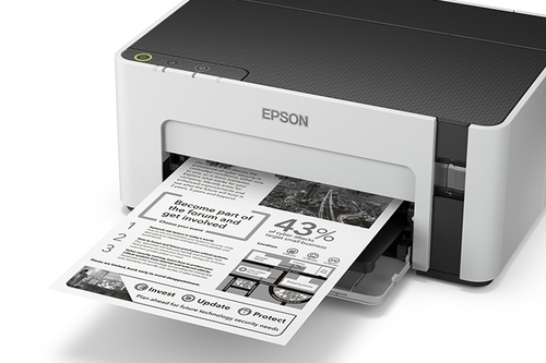 Miniatura 2 de Impresora inyección de tinta Epson EcoTank M1120 Wifi, USB, Negro, Gris
