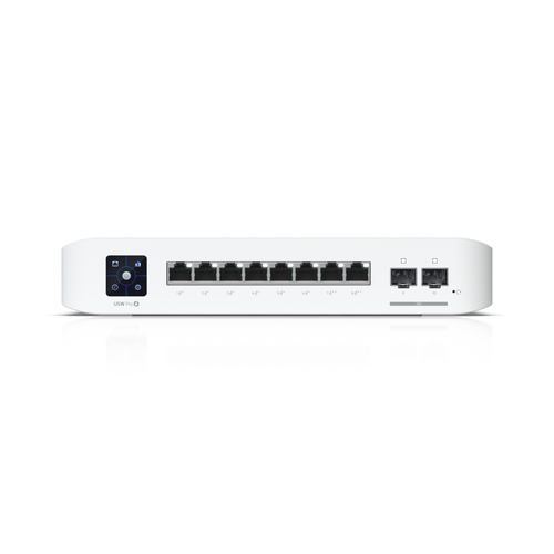 Miniatura 4 de Switch Ubiquiti UniFi USW-PRO-8-POE Gestionado, L2/L3, RJ-45 8, Gigabit Ethernet (10/100/1000), (PoE +) 6, 1U, Blanco