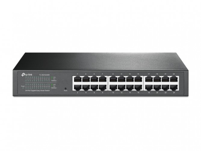 Switch TP-Link TL-SG1024DE Gestionado, L2, RJ-45 24, Gigabit Ethernet (10/100/1000), Negro