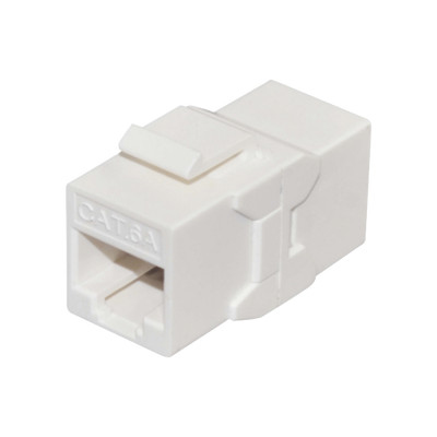 Acoplador UTP Cat6A hembra RJ45 a RJ45 hembra Color Blanco