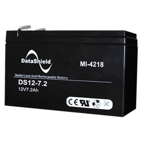 Bateria para UPS DataShield MI-4218 12 V, 7.2 Ah, Negro