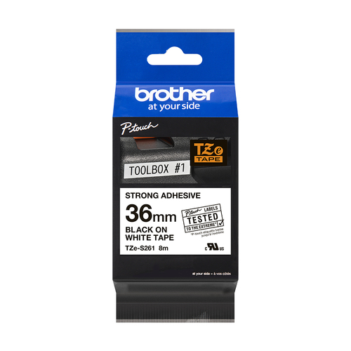 Miniatura 2 de Cinta Brother TZE-S261, TZ, China, 5 Año(s), 8 m, 40 mm, 70 mm