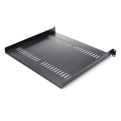 Charola StarTech.com Tipo Repisa de estante, Color Negro, Material Acero, Peso Max. 20 kg, Tornillos incluidos Si, Capacidad del rack 1U