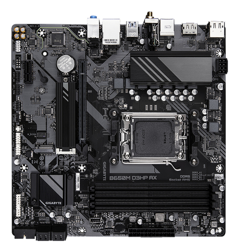 Miniatura 3 de Tarjeta Madre Gigabyte B650M D3HP AX, Micro-ATX, Socket AM5, AMD B650, 256GB DDR5, HDMI/DP para AMD
