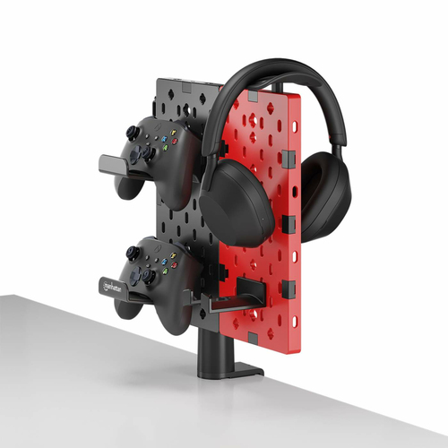Miniatura 2 de Soporte Manhattan Control de juegos, Auriculares, Escritorio, Negro, Rojo